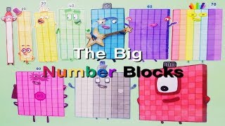 Numberblocks 100, The Big Numbers 20, 30, 40, 50, 60, 70, 80, 90, 100 From  Magnet 넘버블럭스 만들기 - Youtube